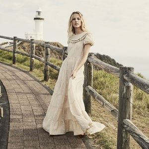 DOEN MALA DRESS in dove/ Size L/ (NWT)